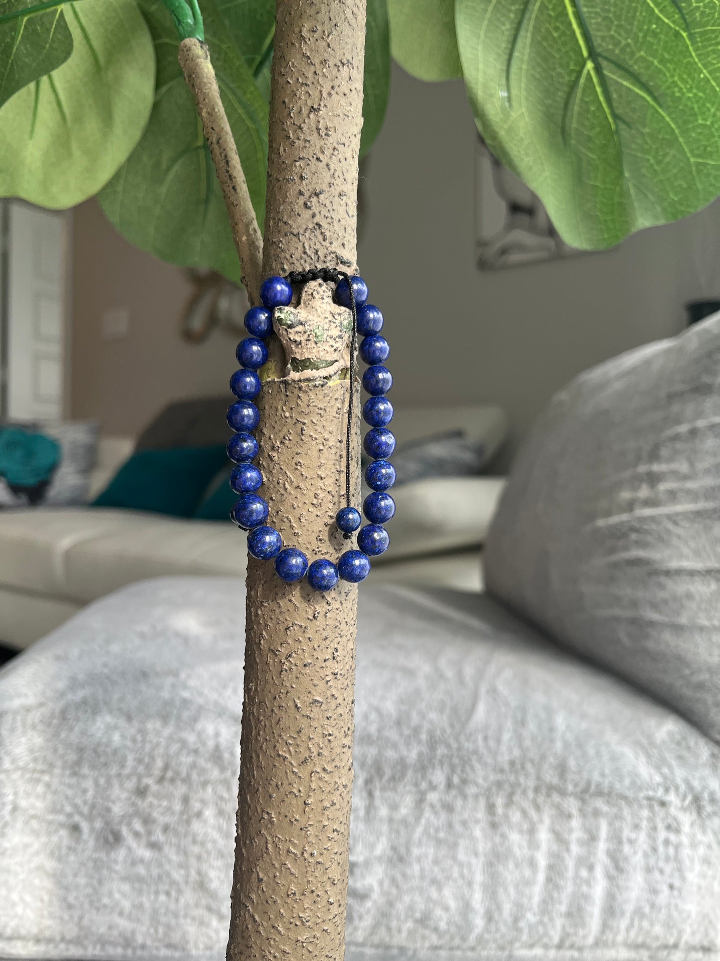 Natural Healing Gemstone Bracelet - Lapis